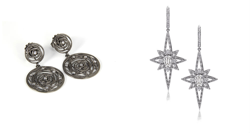 Henderson's Round Drop Earrings and Christopher Design's Star-Shaped Earrings