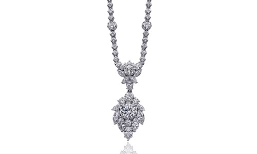 Diamond necklace by Christopher Designs