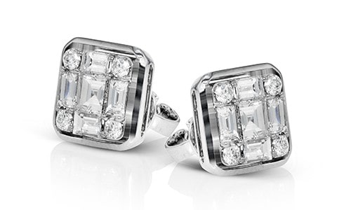 Marvelous diamond stud earrings by Simon G.