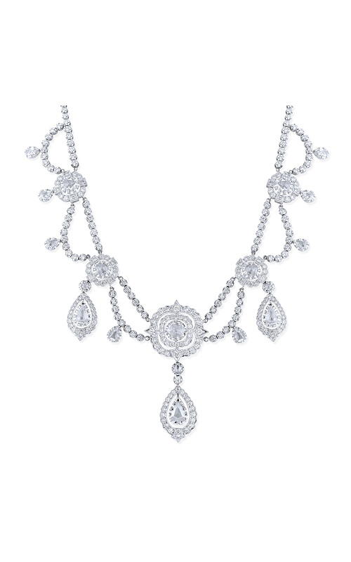 18k white gold diamond necklace 10.13cts 18k white gold diamond necklace 10.13cts