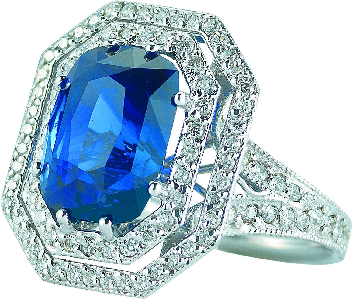 Sapphire and Diamond Ring Sapphire and Diamond Ring