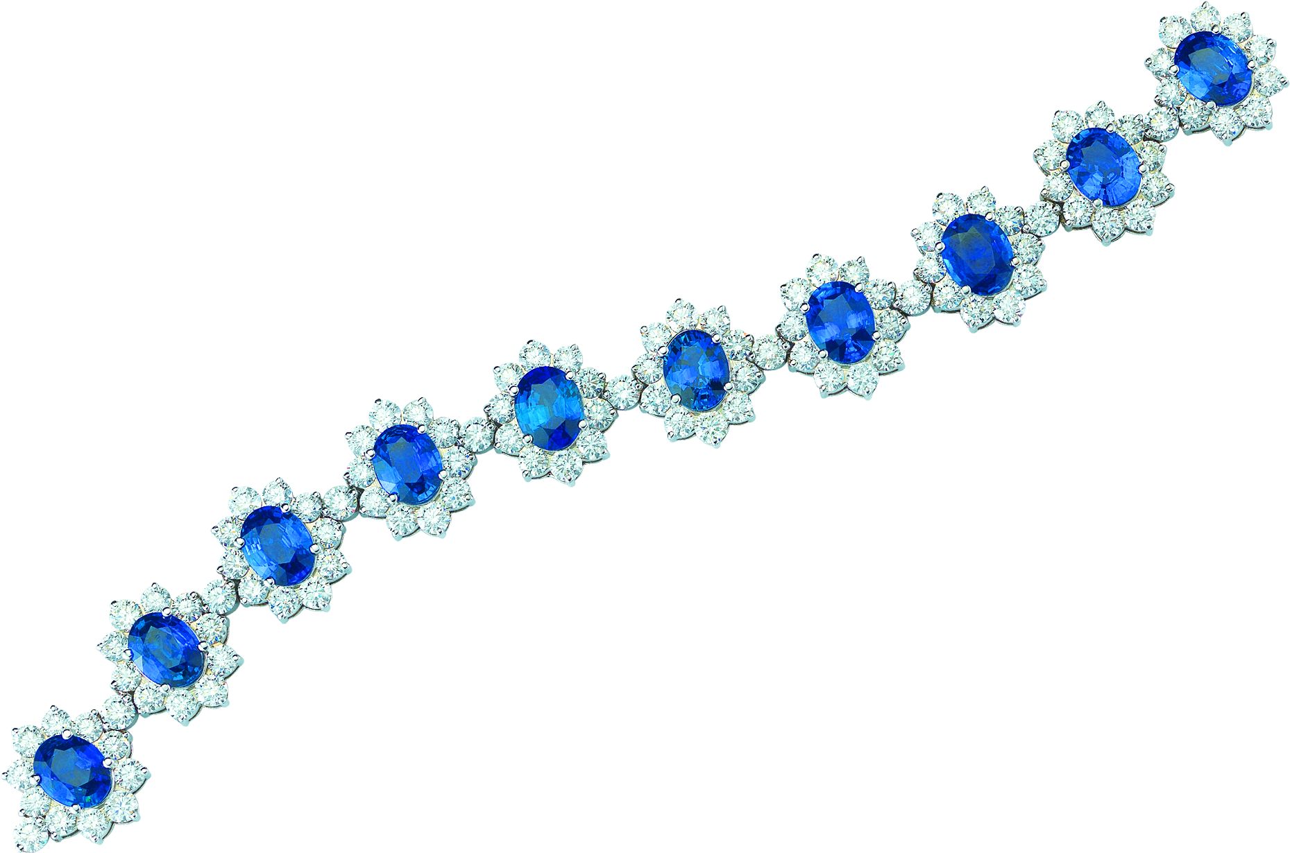 Sapphire and Diamond Bracelet