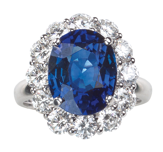 Sapphire and Diamond Ring Sapphire and Diamond Ring