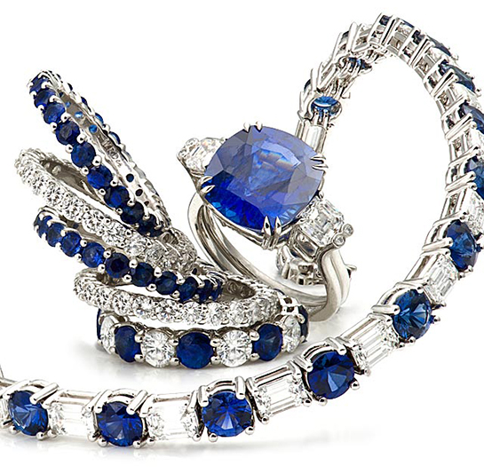 Sapphire and Diamond Bracelet