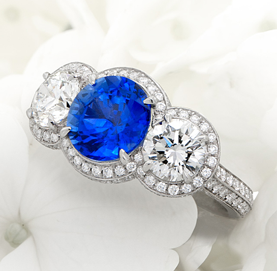 Sapphire and Diamond Ring Sapphire and Diamond Ring