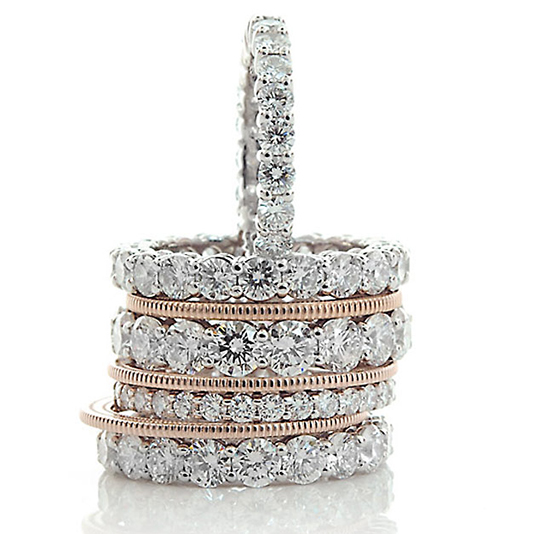 Stackable Diamond Eternity Bands Stackable Diamond Eternity Bands
