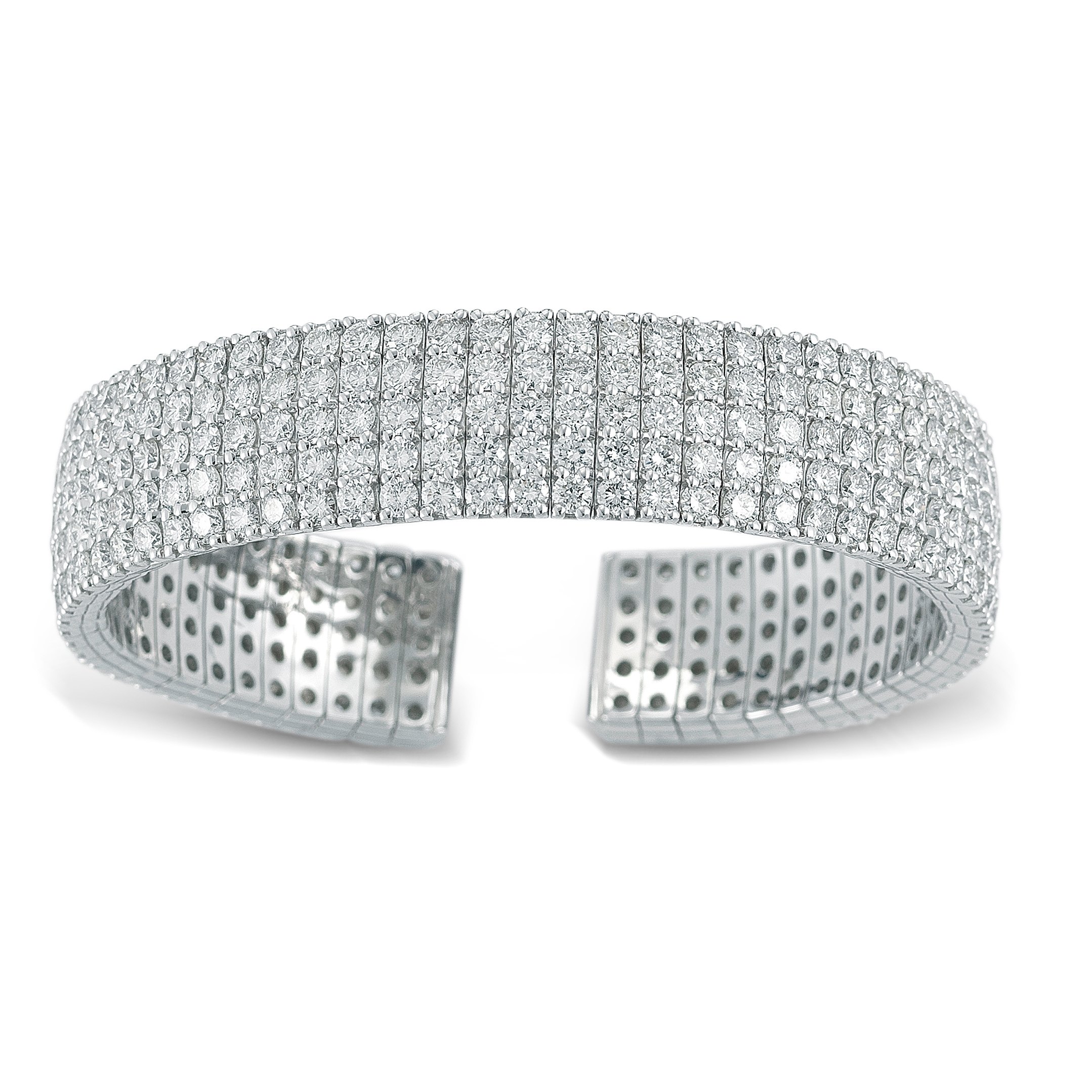 18K White Gold Diamond Cuff Bracelet 18K White Gold Diamond Cuff Bracelet