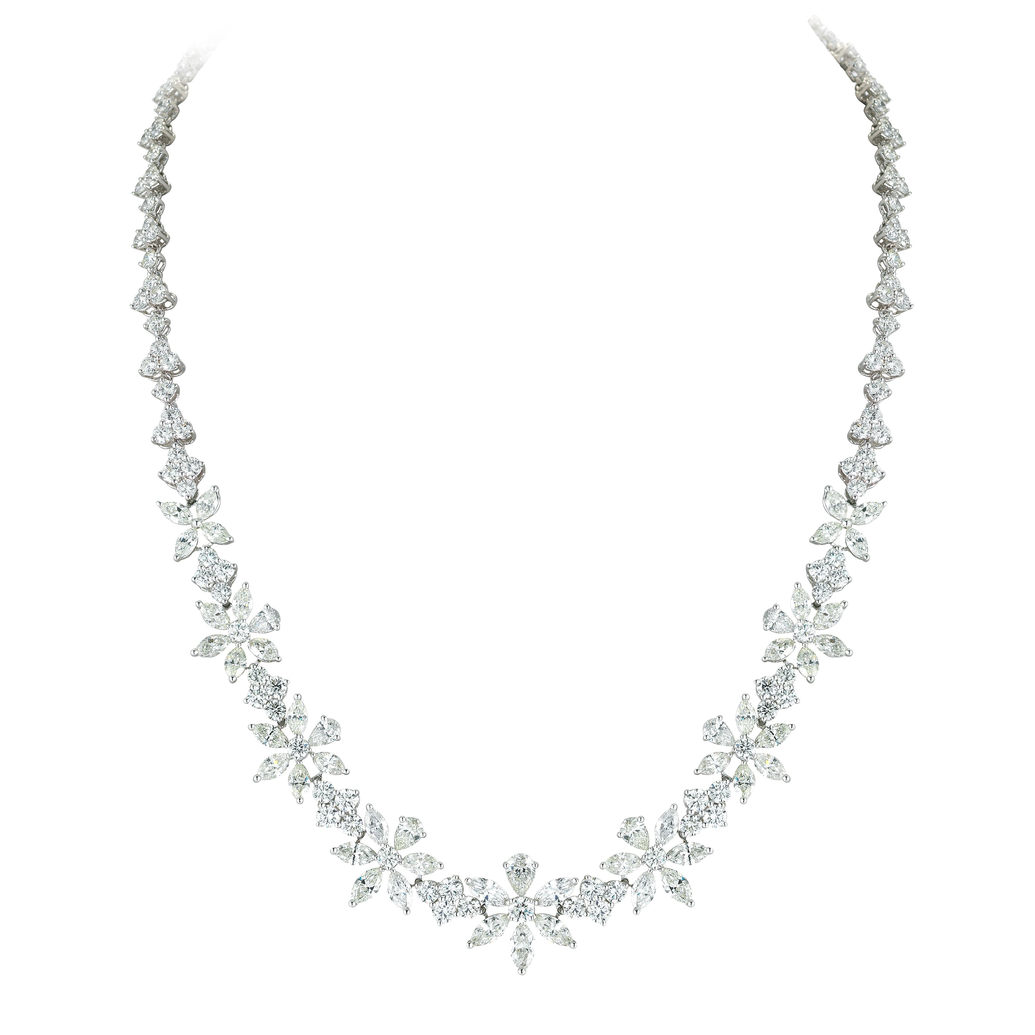 18K White Gold Diamond Necklace 18K White Gold Diamond Necklace