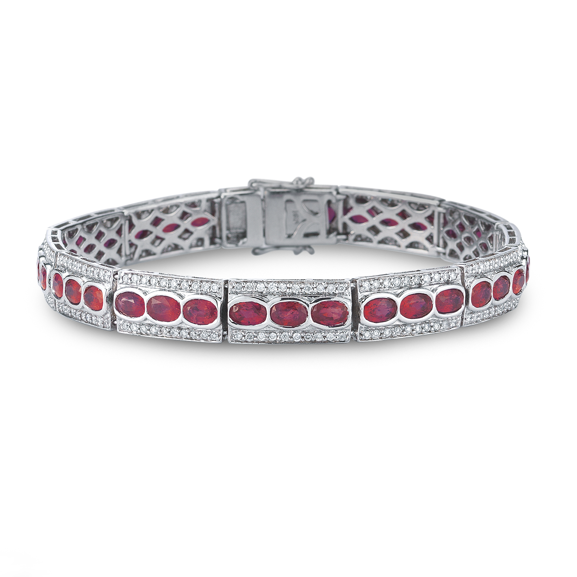 14K White Gold Bracelet