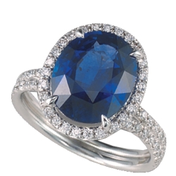 Sapphire and Diamond Ring thumbnail 1