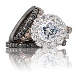 Stackable Diamond Eternity Bands thumbnail 1