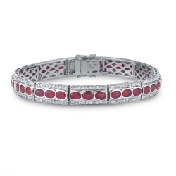 14K White Gold Bracelet thumbnail 1