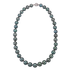 Black Tahitian Pearl Necklace thumbnail 1