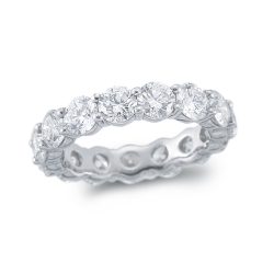 Platinum Eternity Band thumbnail 1