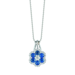 Sapphire and Diamond Necklace Sapphire and Diamond Necklace
