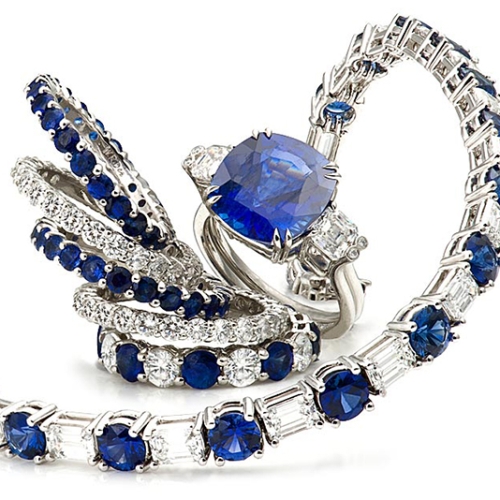 Sapphire and Diamond Bracelet