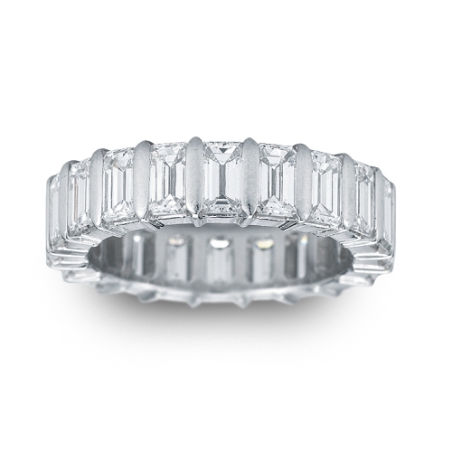 Platinum Diamond Wedding Band