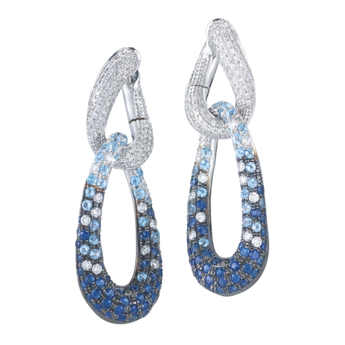 14K White Gold Earrings