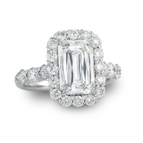18K White Gold Diamond Ring