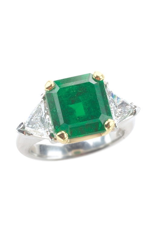 Emerald and Diamond Ring