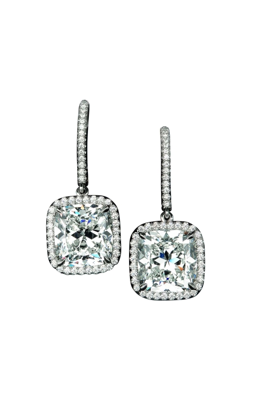 18K White Gold Diamond Earrings