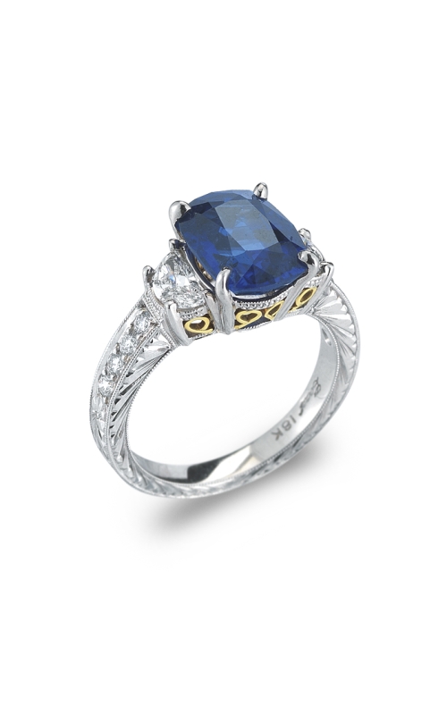 Platinum Sapphire Ring