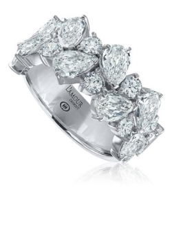 L360-400 18k white gold ring with diamonds