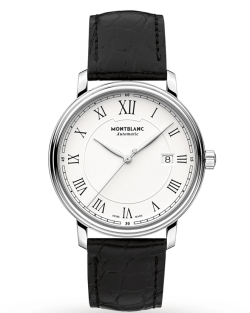 Montblanc 112609 Tradition Automatic White Dial Men's Watch 