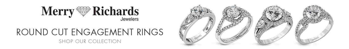 Round Cut Engagement Rings at Merry Richards Jewelers